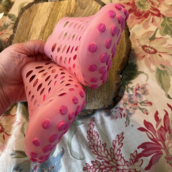 BARBIE Pink Croc Size 11  12 Waterproof Shoes Shower Beach Non-Slip Grip $49 NEW - Picture 7 of 16
